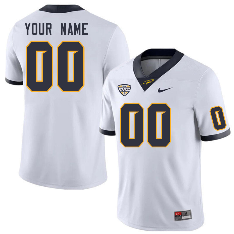 Custom Toledo Rockets Name And Number College Football Jerseys Stitched Sale-White